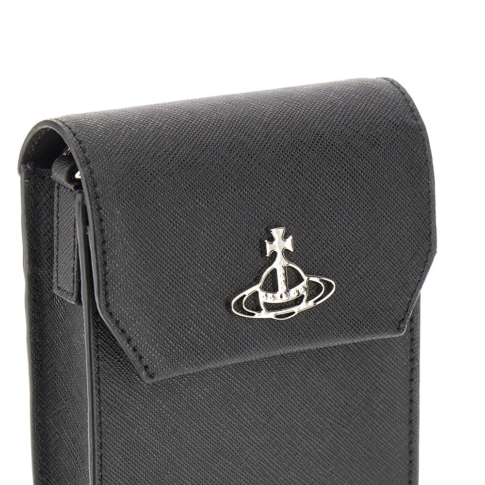 Mini bag porta telefono in pelle Saffiano