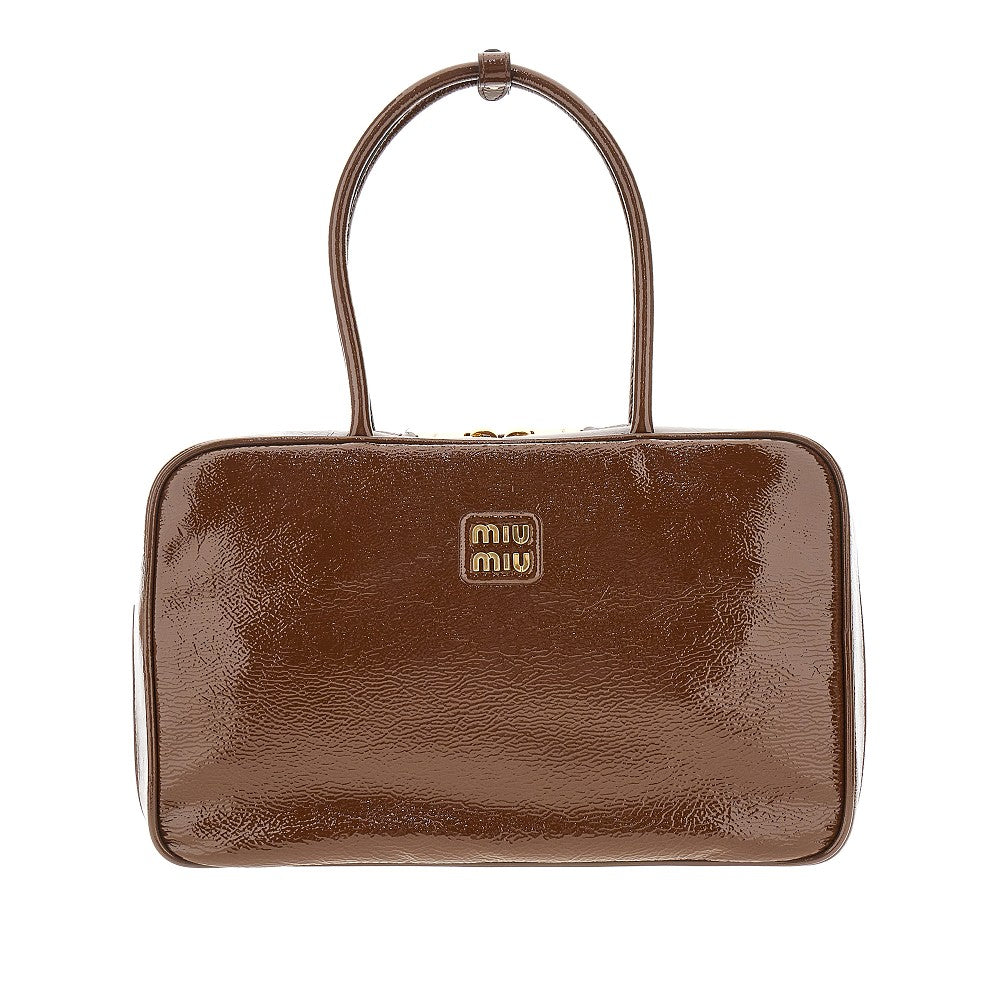 Borsa 'Beau' in pelle verniciata