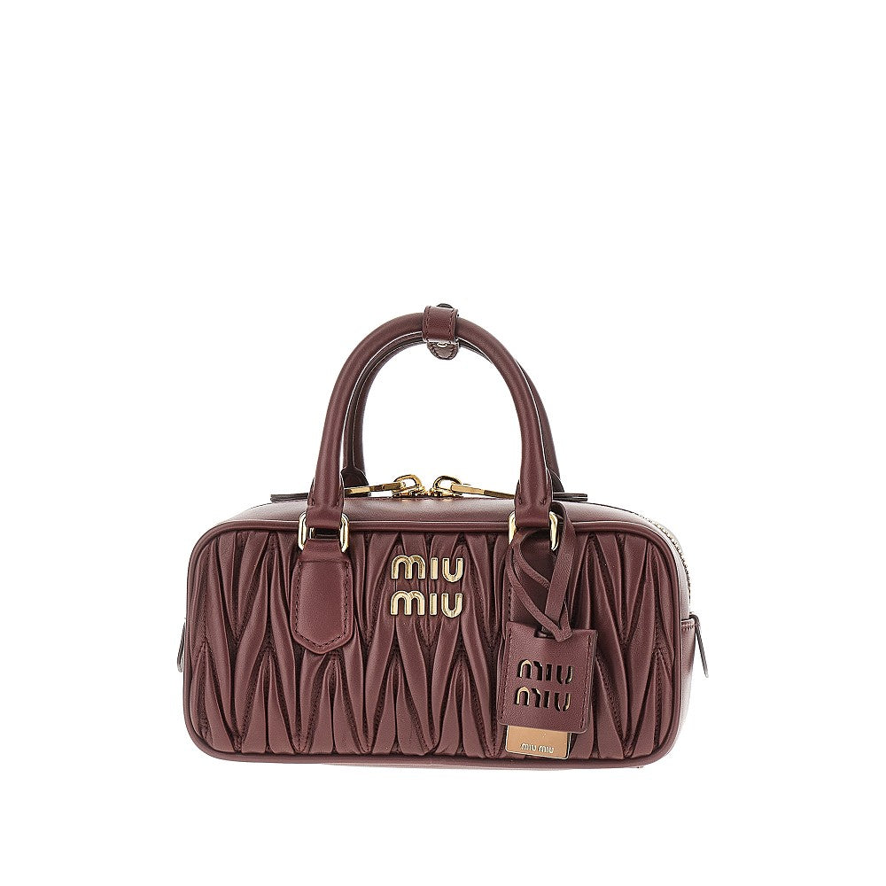 Matelassé nappa leather small 'Arcadie' bag