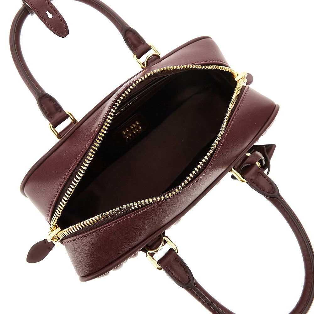Matelassé nappa leather small 'Arcadie' bag