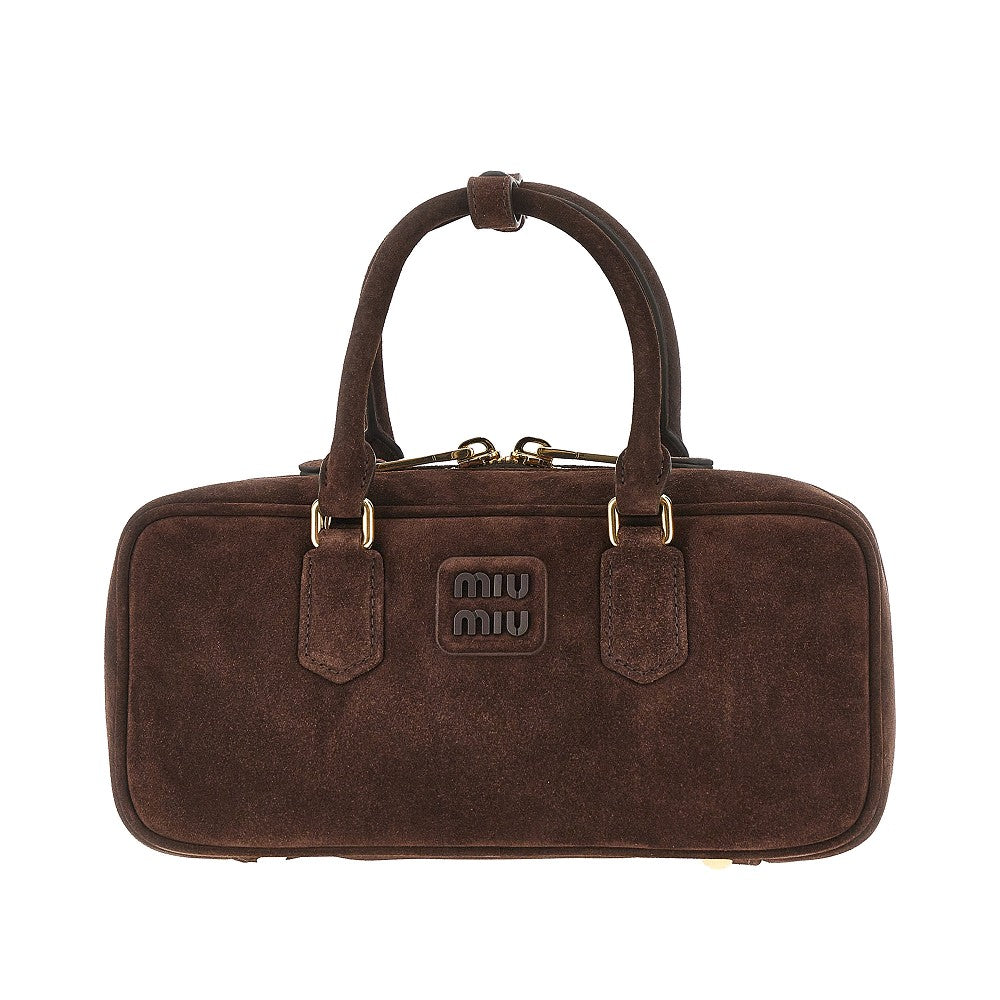 Borsa 'Arcadie' grande in pelle scamosciata