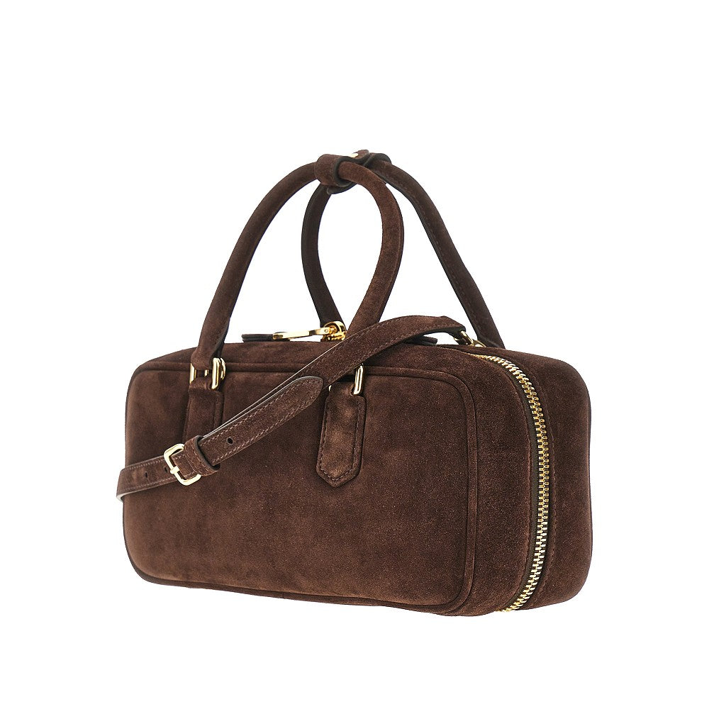 Borsa 'Arcadie' grande in pelle scamosciata
