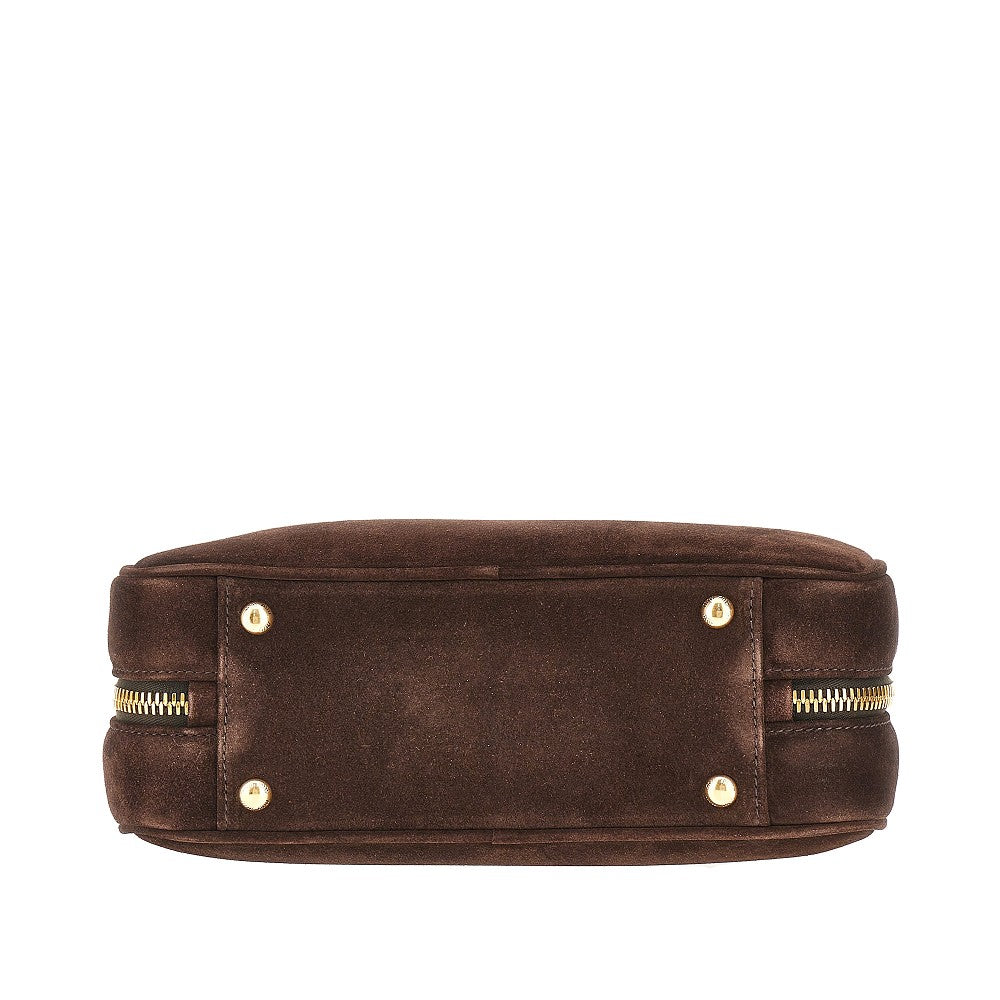 Borsa 'Arcadie' grande in pelle scamosciata