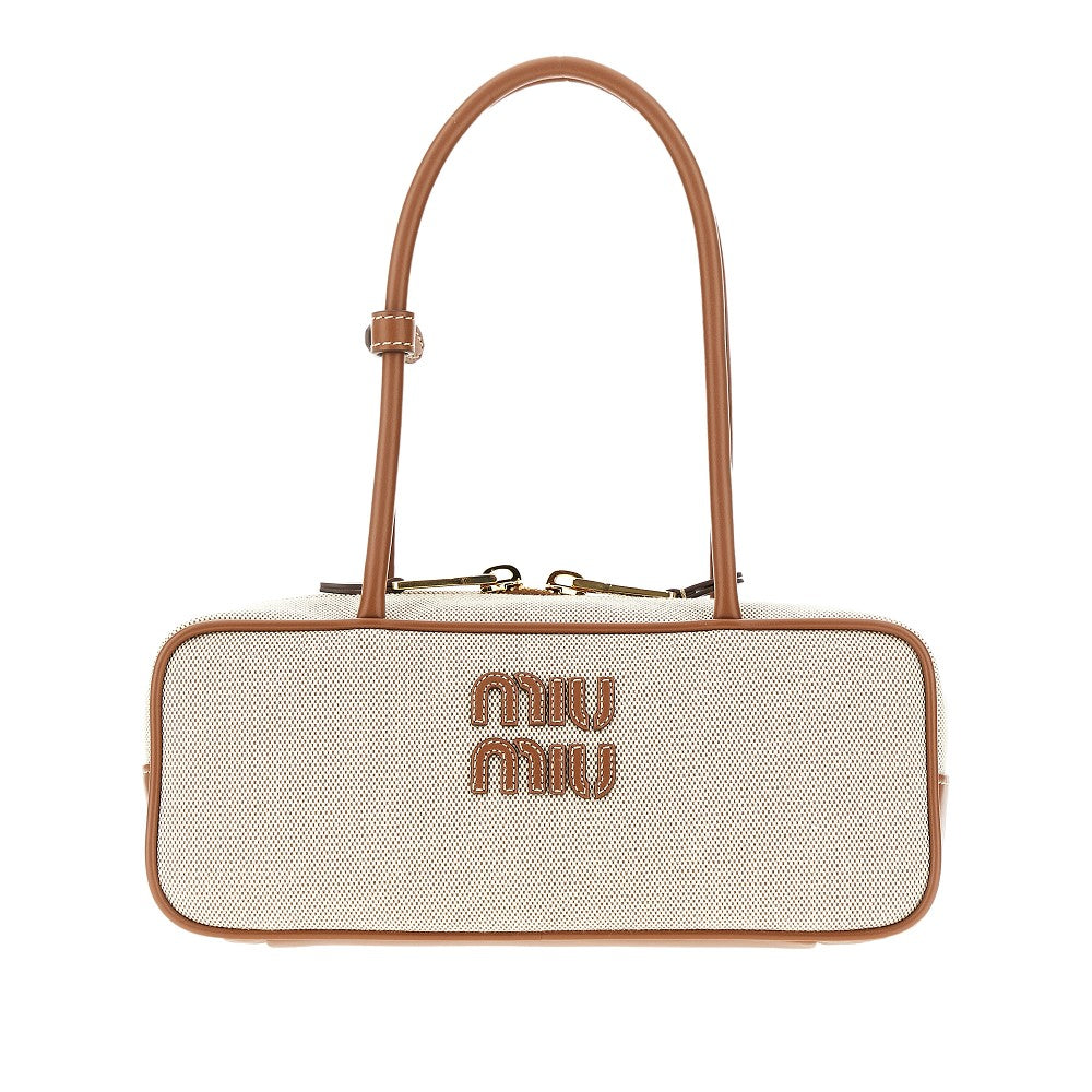 Borsa 'Beau' in canvas e pelle