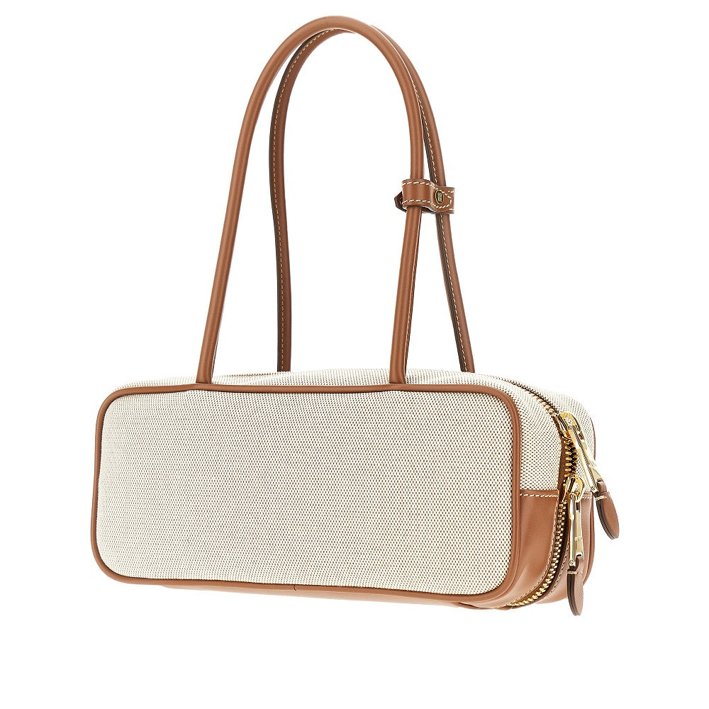 Borsa 'Beau' in canvas e pelle