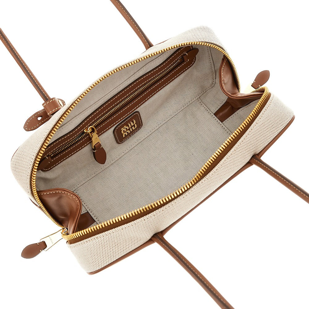Borsa 'Beau' in canvas e pelle
