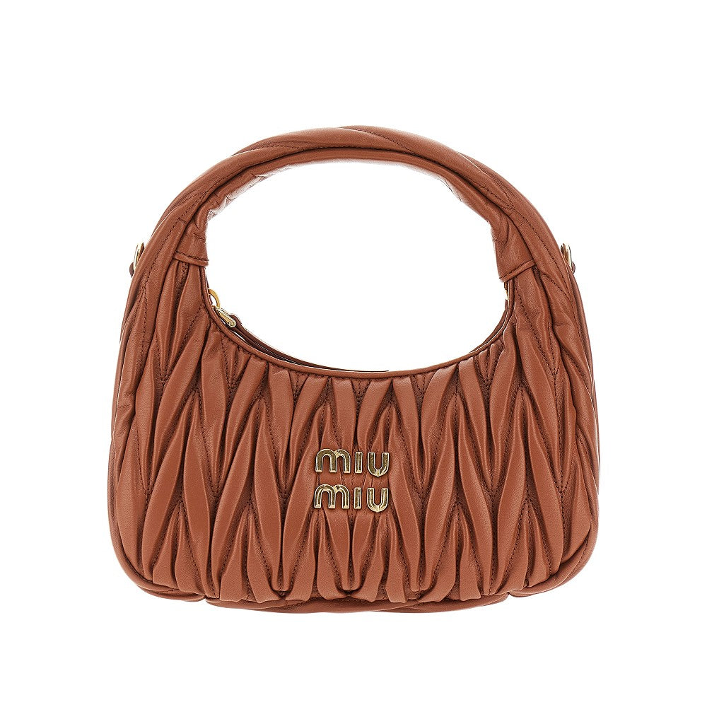 Small Miu Wander hobo bag