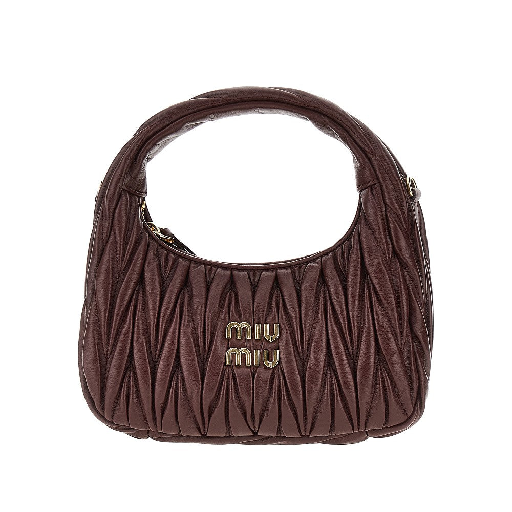 Small Miu Wander hobo bag