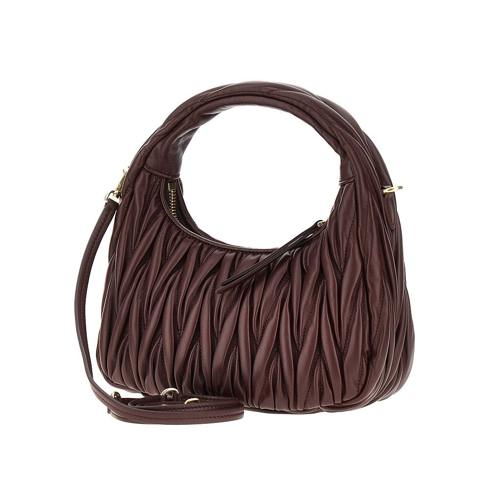 Small Miu Wander hobo bag