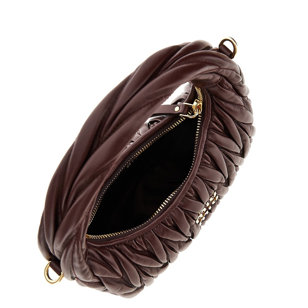 Small Miu Wander hobo bag