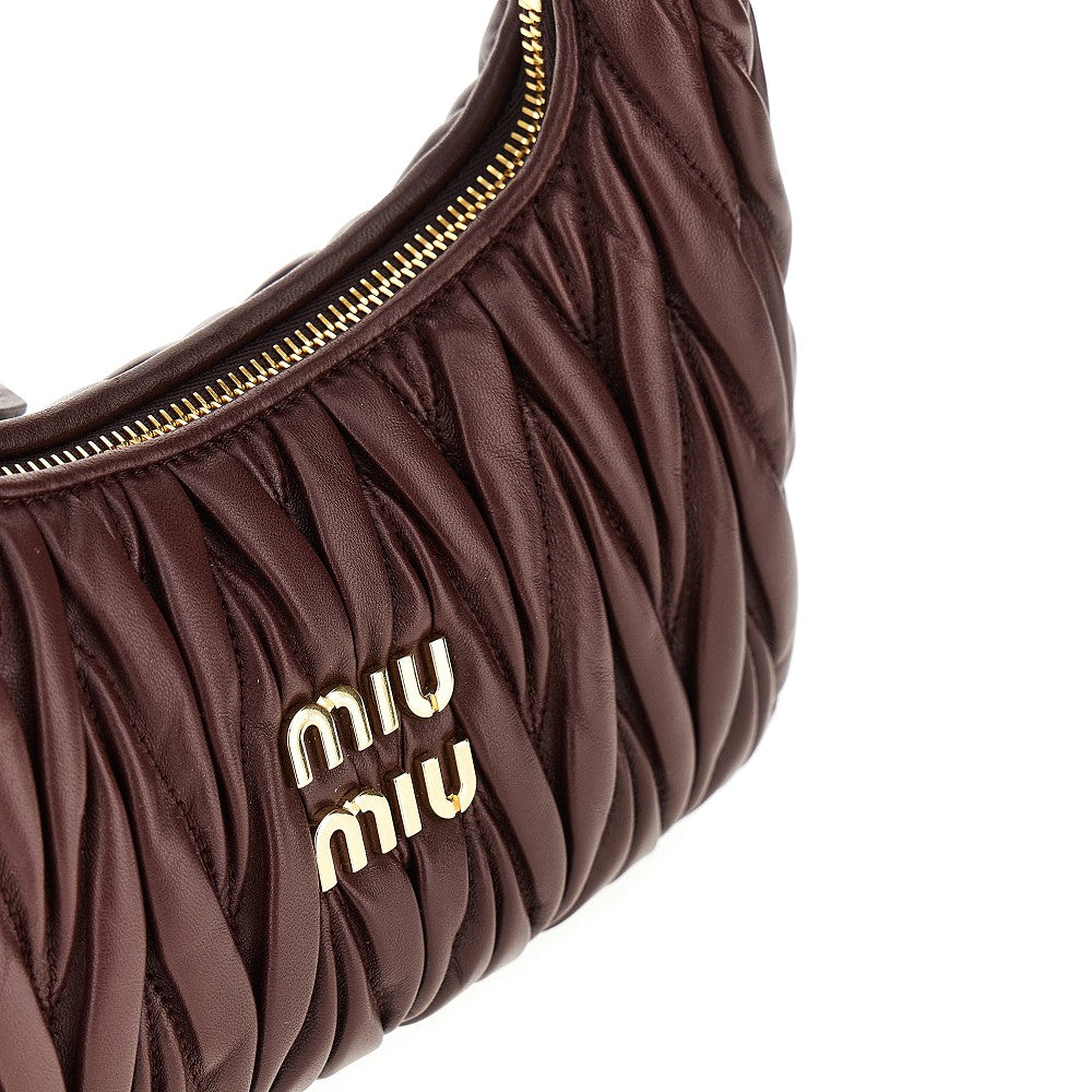 Small Miu Wander hobo bag