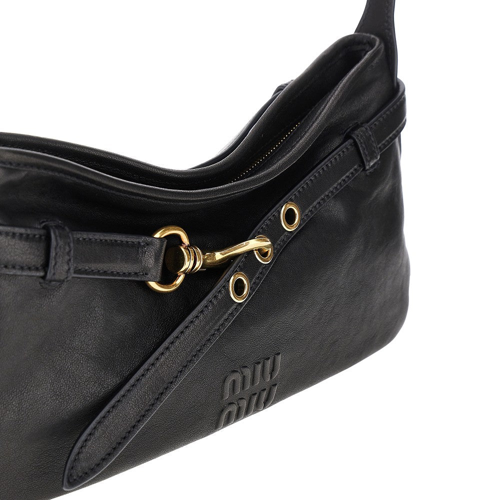 'Aventure' nappa leather shoulder bag