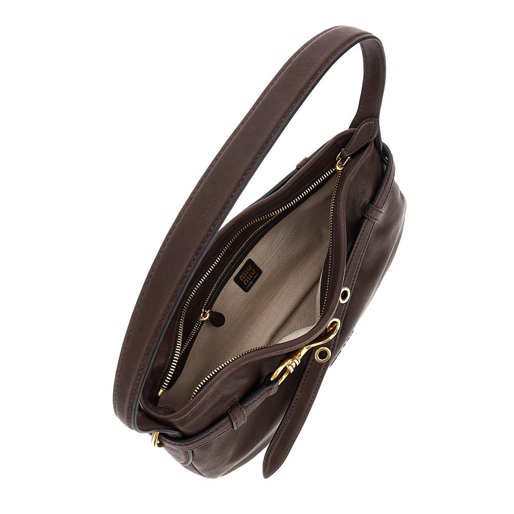 'Aventure' nappa leather shoulder bag