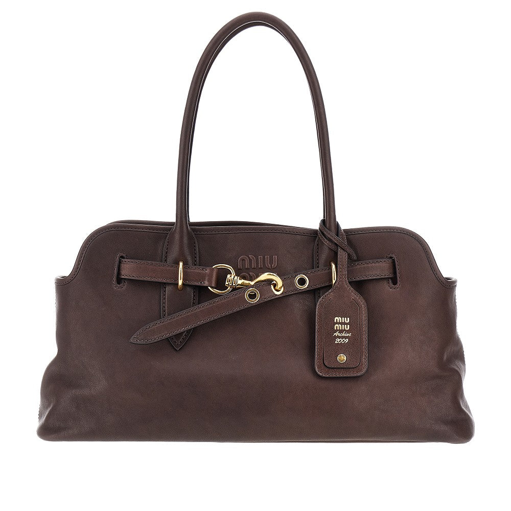 Nappa leather large 'Aventure' bag