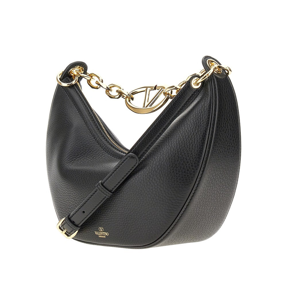 Small 'VLogo Moon' hobo bag