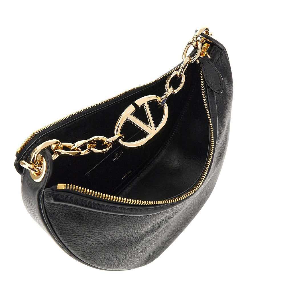 Small 'VLogo Moon' hobo bag