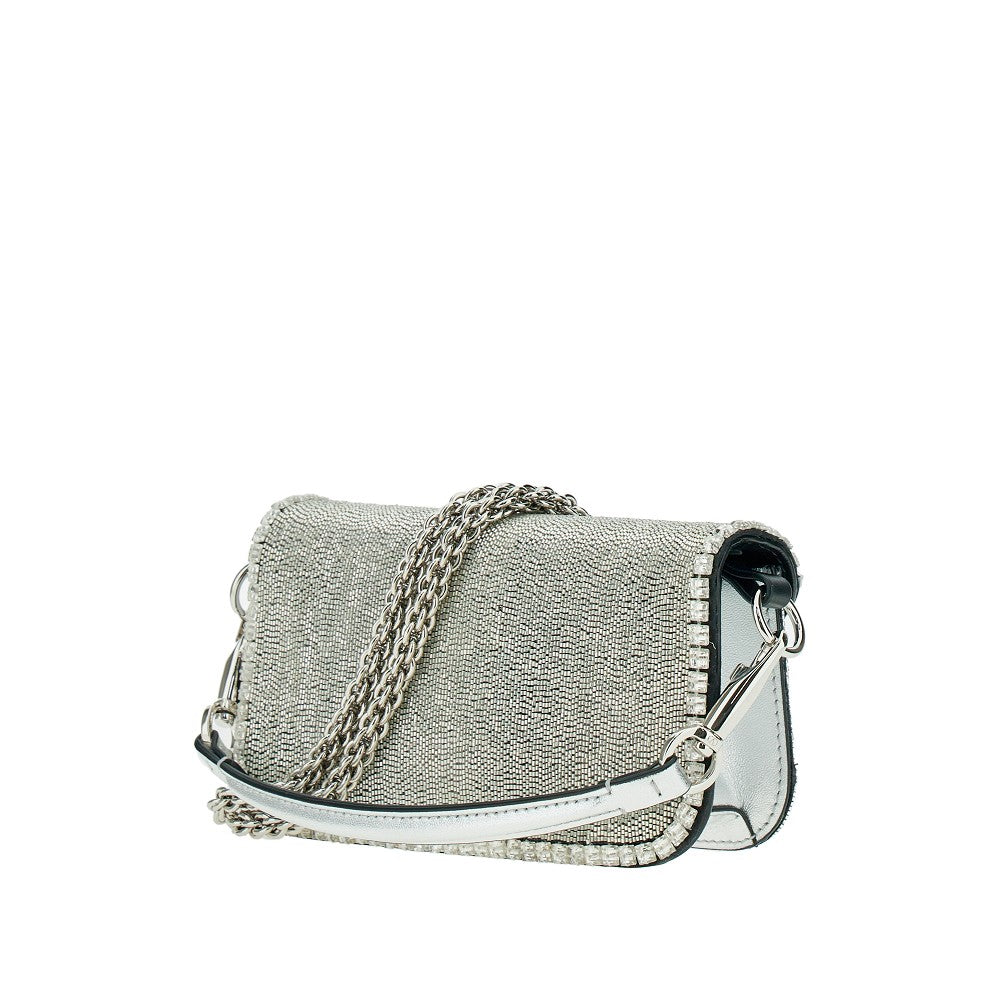 Strass-embellished small 'Locò' bag