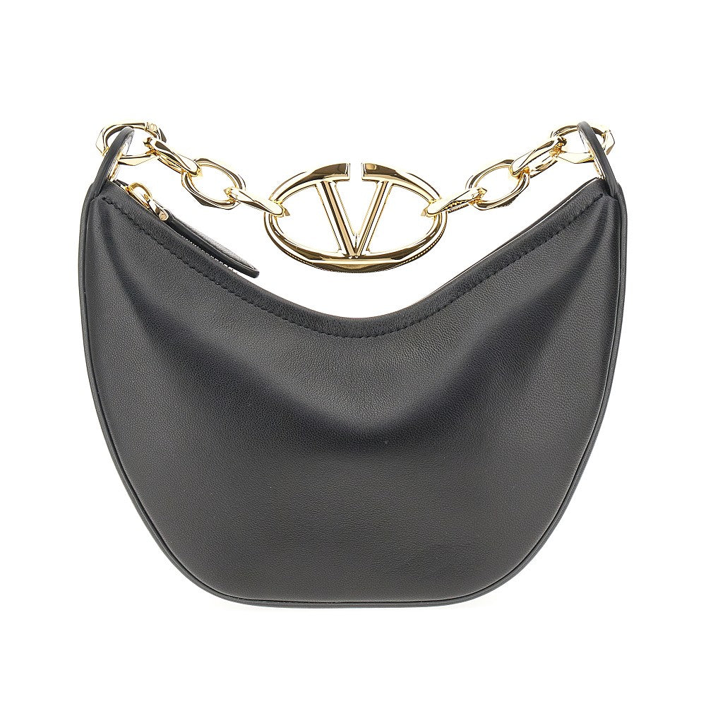 Nappa leather VLogo Moon Mini Hobo bag