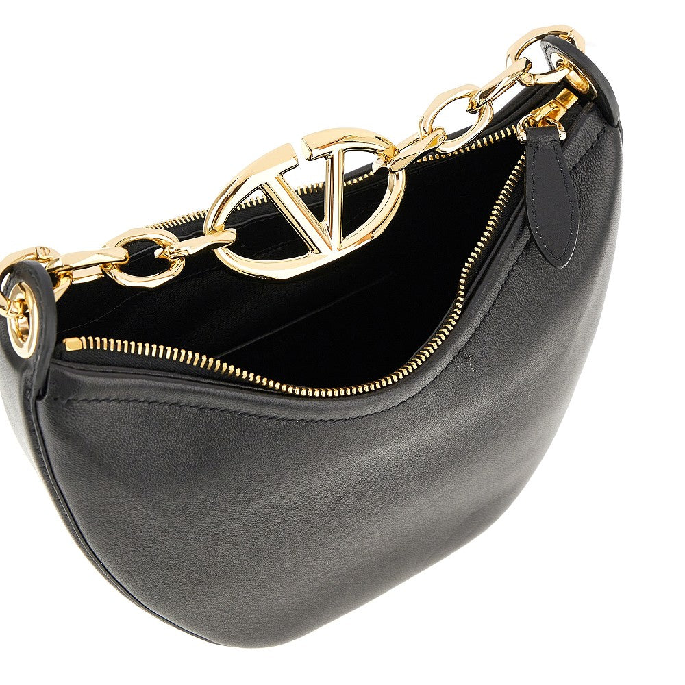 Nappa leather VLogo Moon Mini Hobo bag