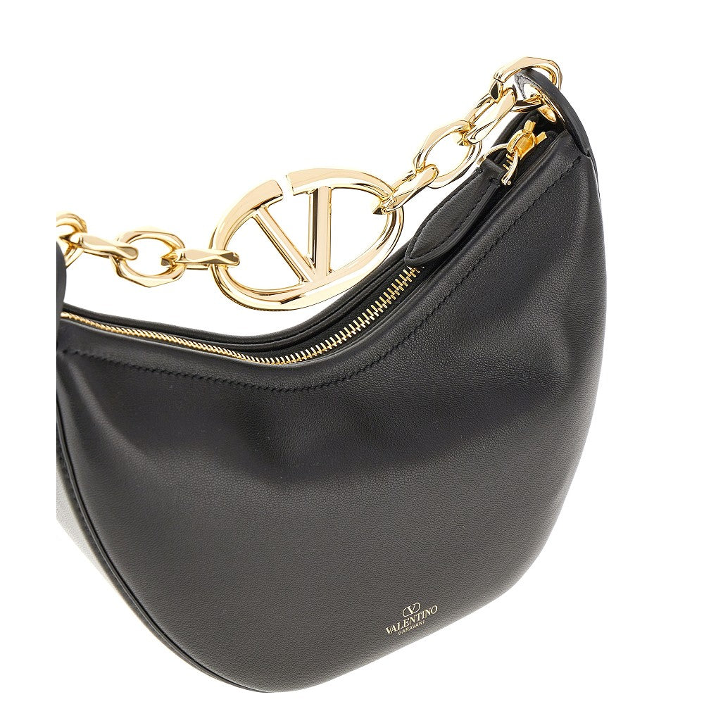 Nappa leather VLogo Moon Mini Hobo bag