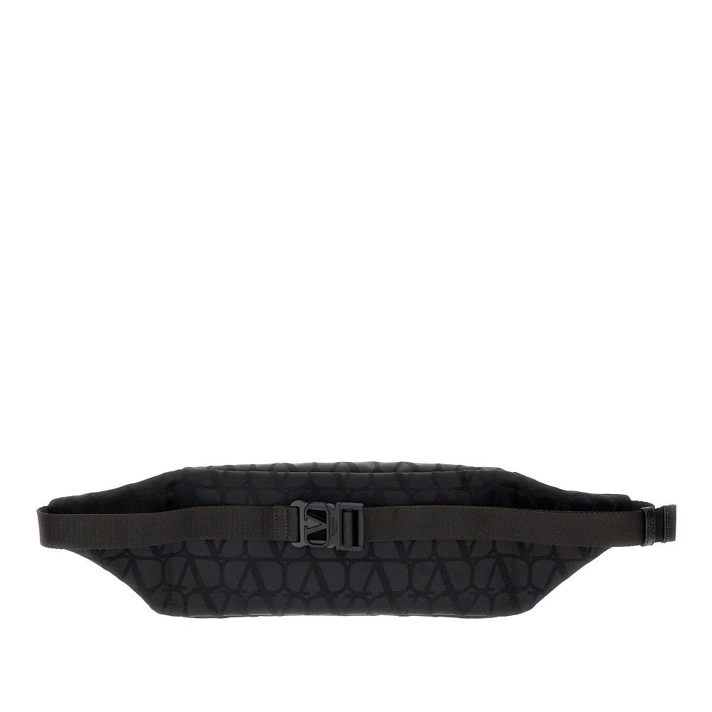 'Black Iconographe' nylon beltbag