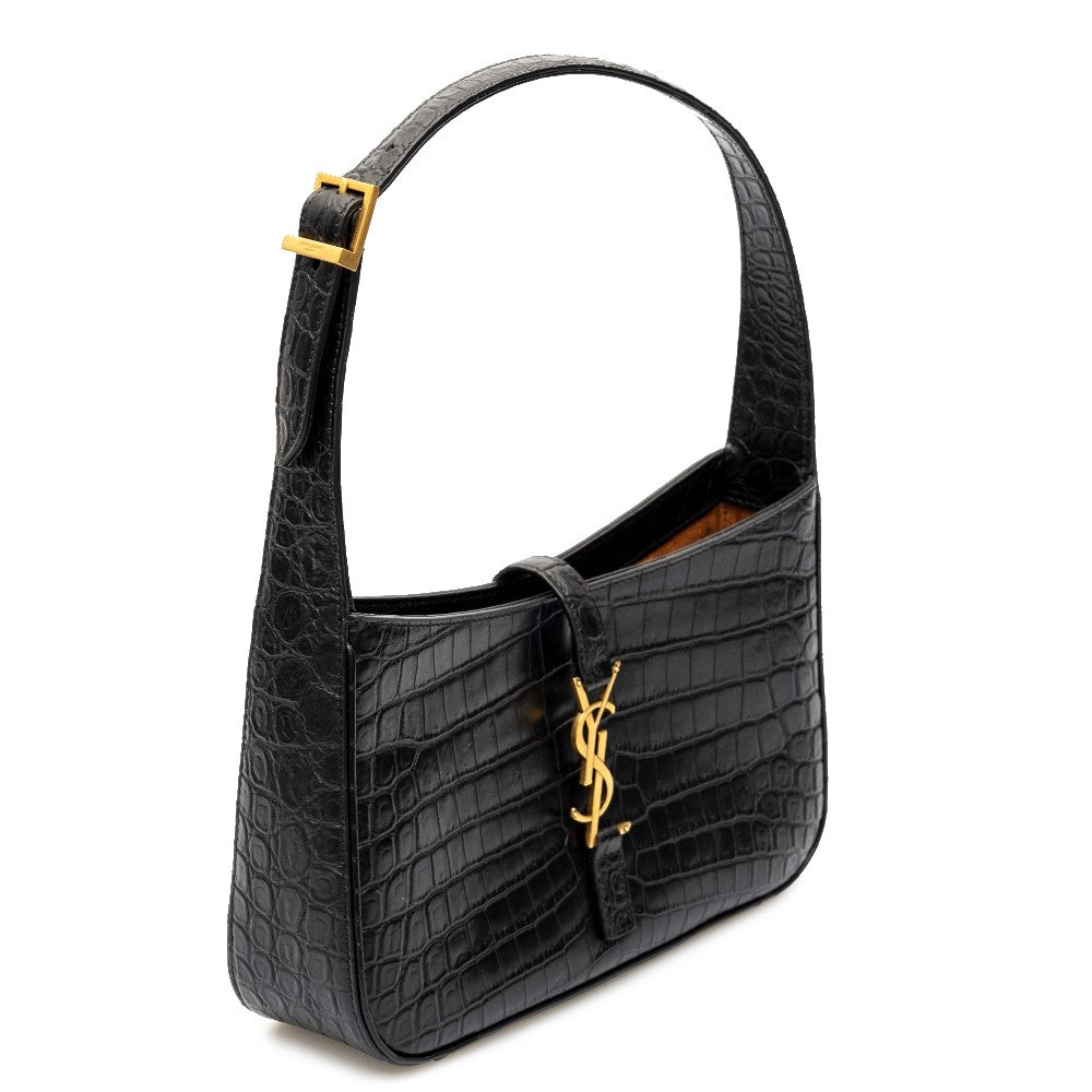 Borsa hobo 'Le 5 à 7' in pelle stampa cocco