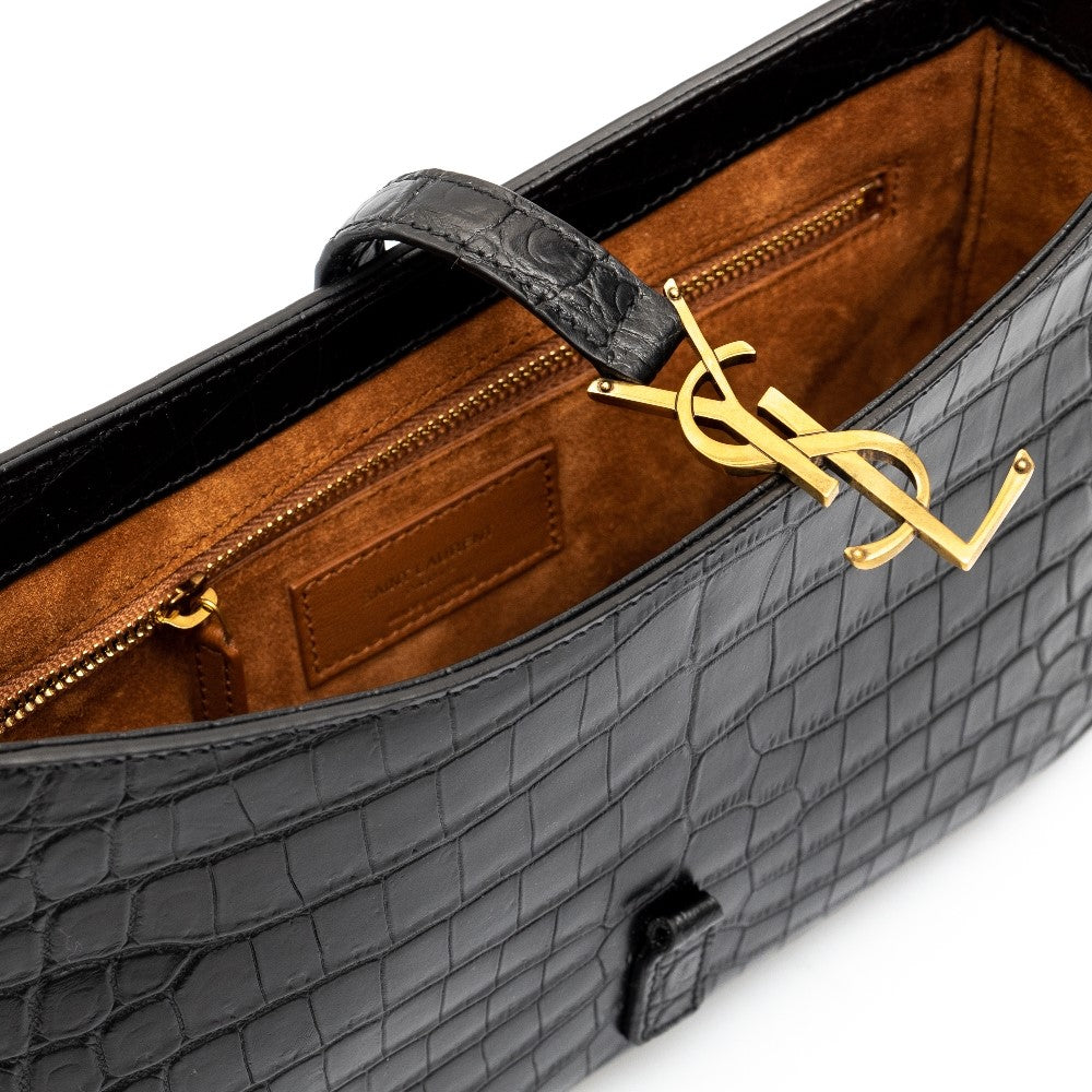 Borsa hobo 'Le 5 à 7' in pelle stampa cocco