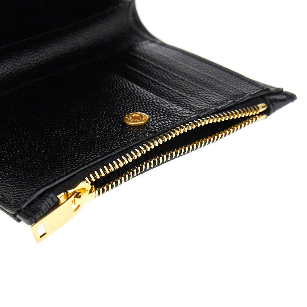 Leather 'Cassandre' small wallet