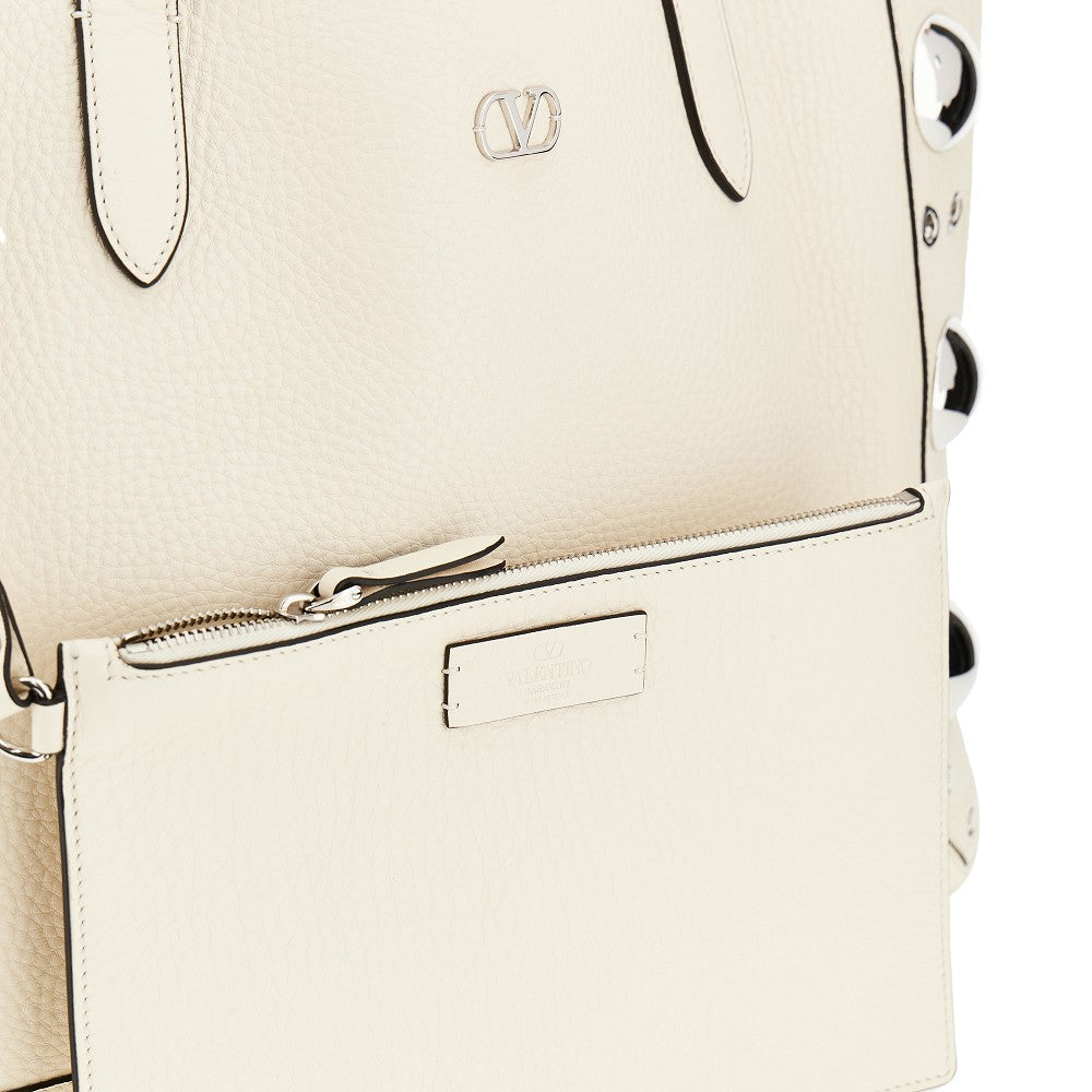 Leather 'Nellcôte' medium shopping bag