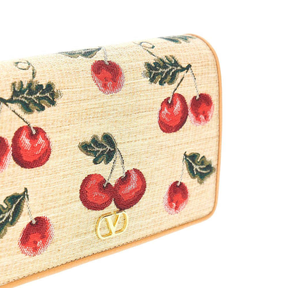 Shoulder bag with 'Cherryfic' motif