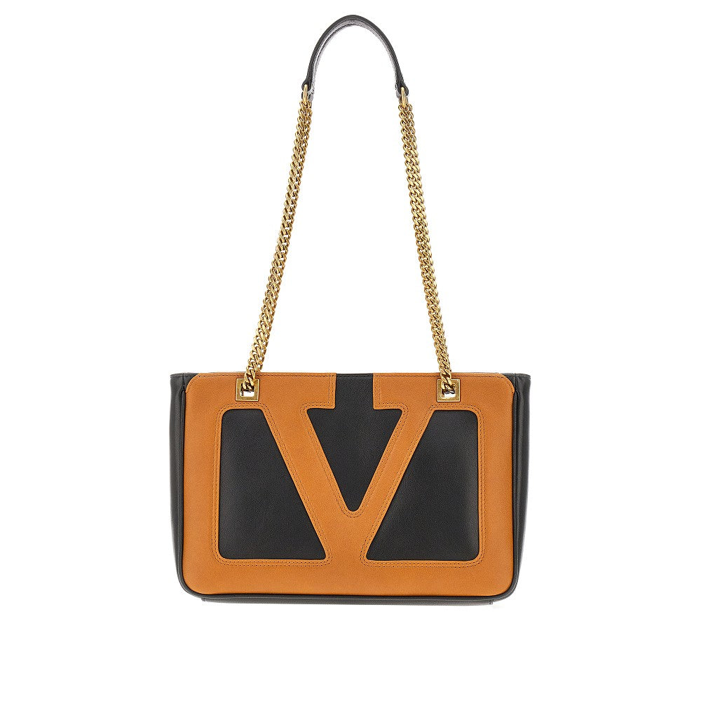 Nappa leather small shopping bag
