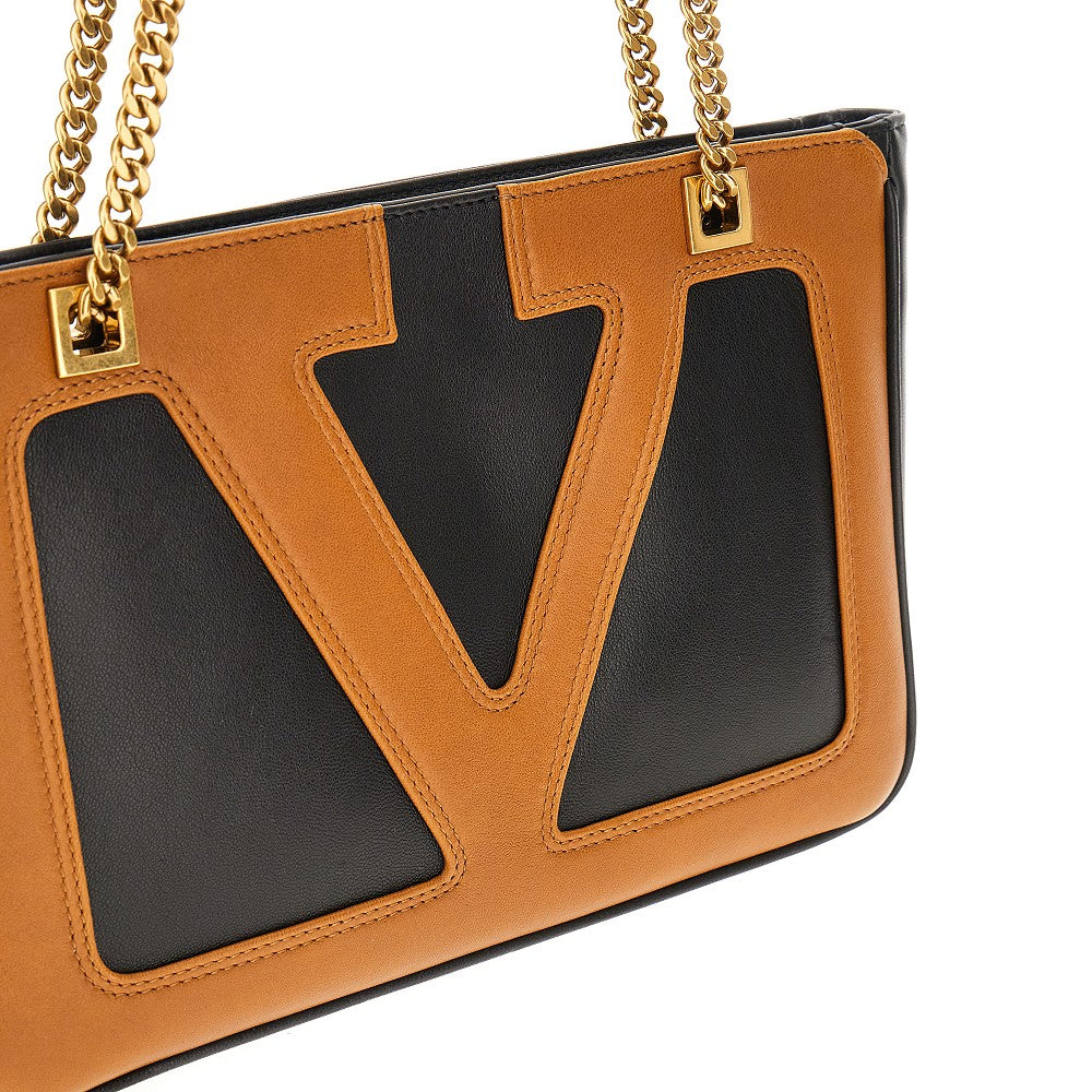 Borsa shopping piccola in nappa