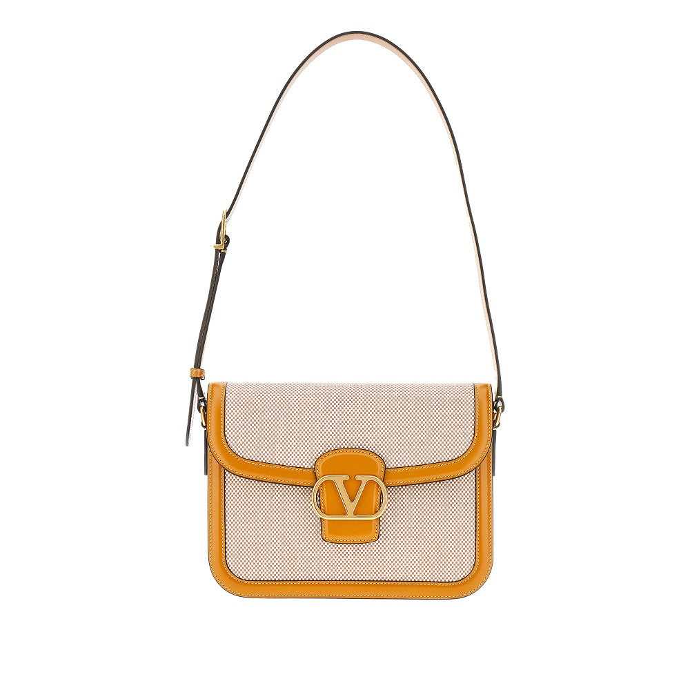 Canvas '9TO5' shoulder bag