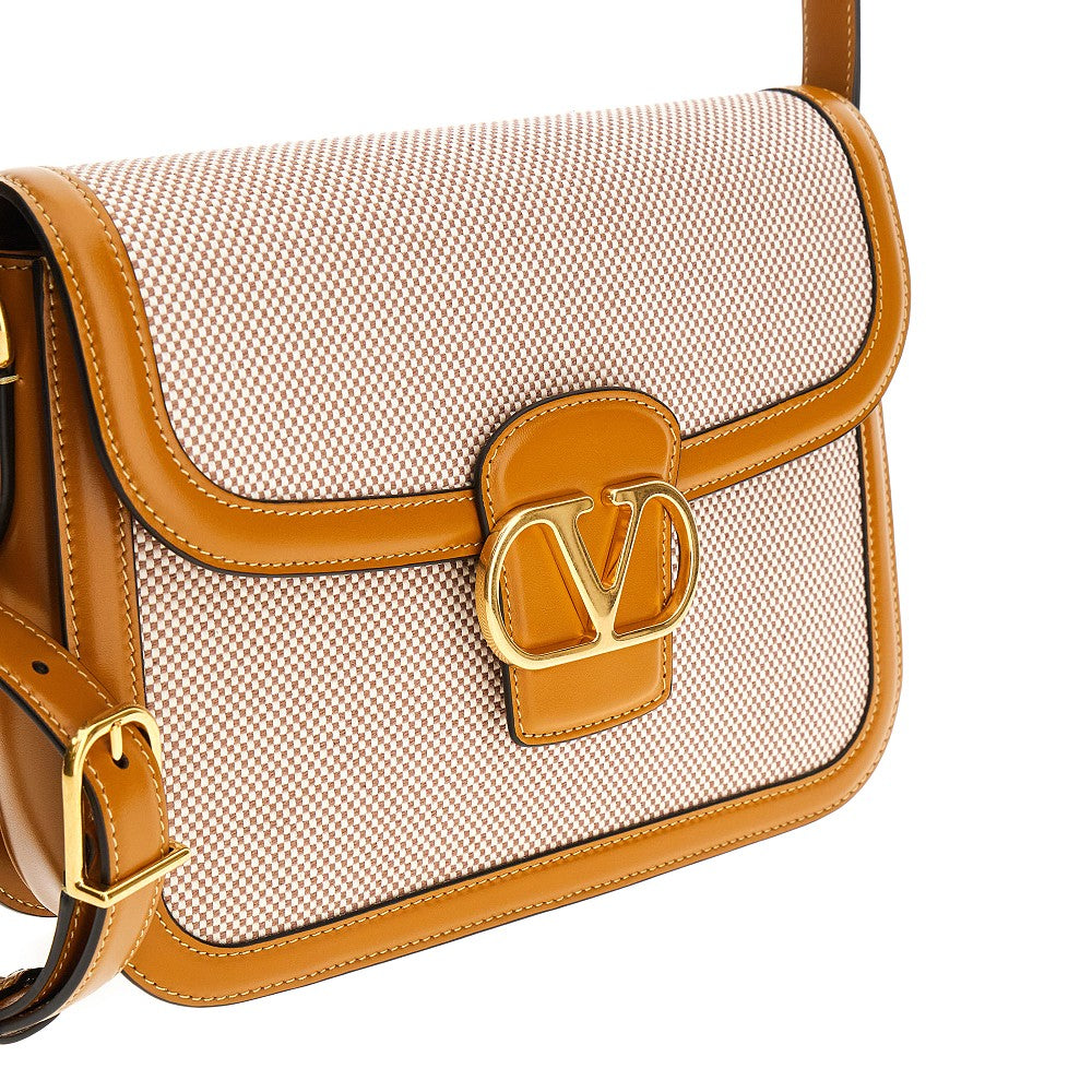 Canvas '9TO5' shoulder bag