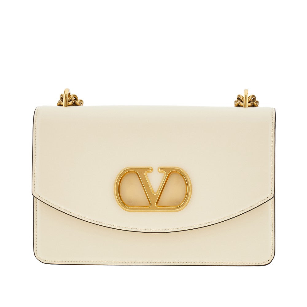 'VLogo Signature' leather shoulder bag