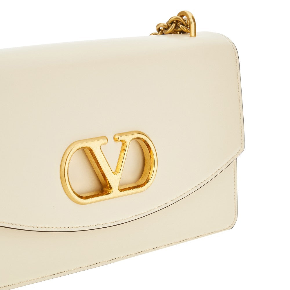 'VLogo Signature' leather shoulder bag