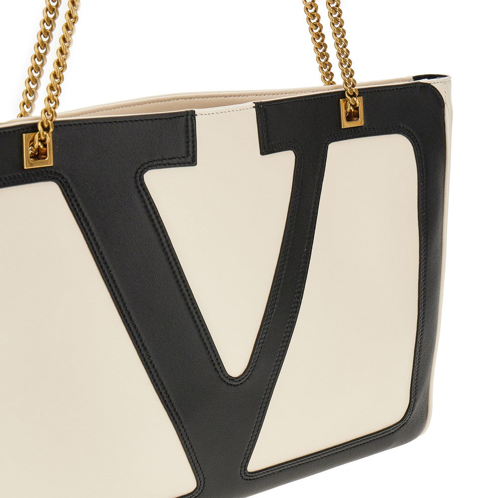 Nappa leather medium shopping bag