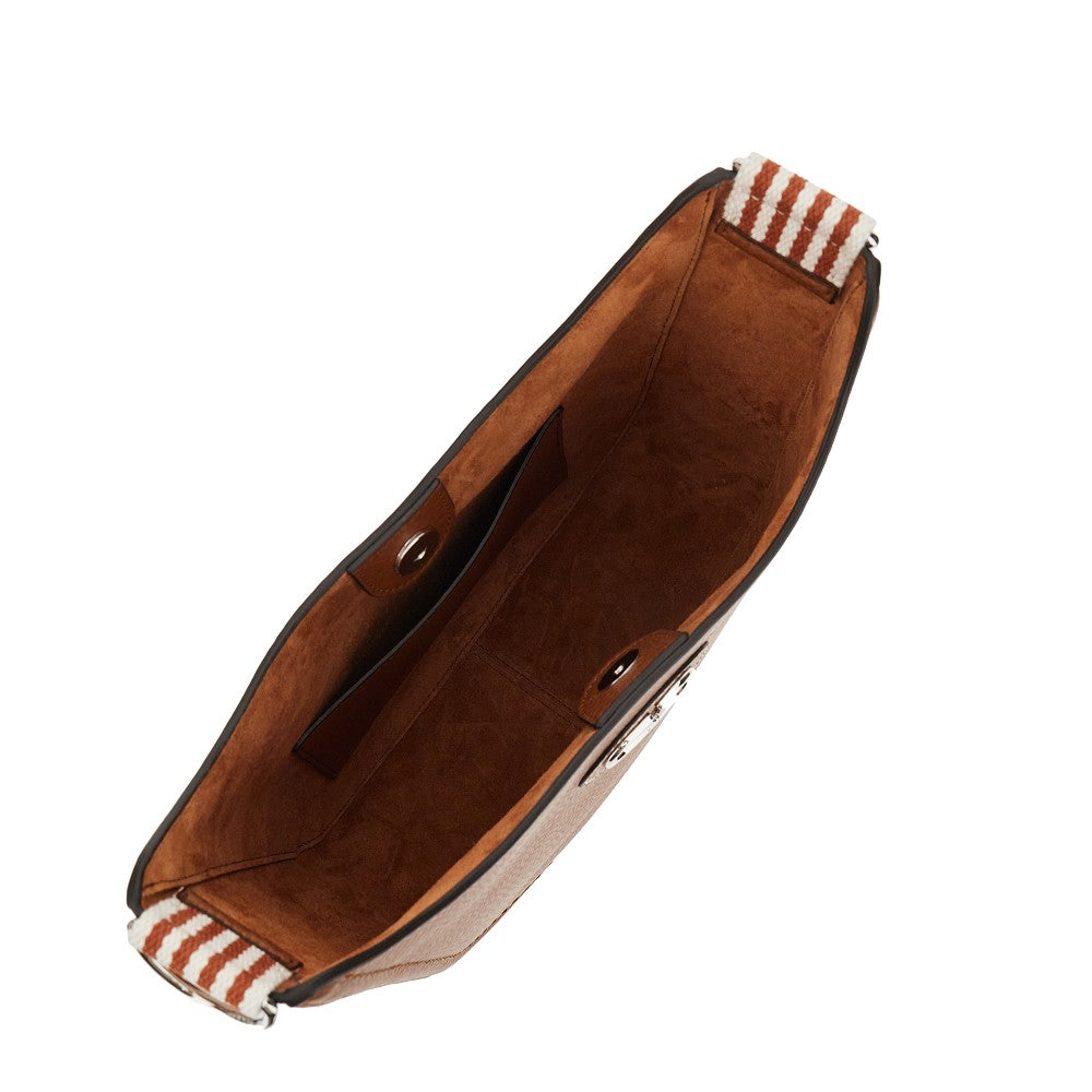 'VLogo Signature' leather shoulder bag