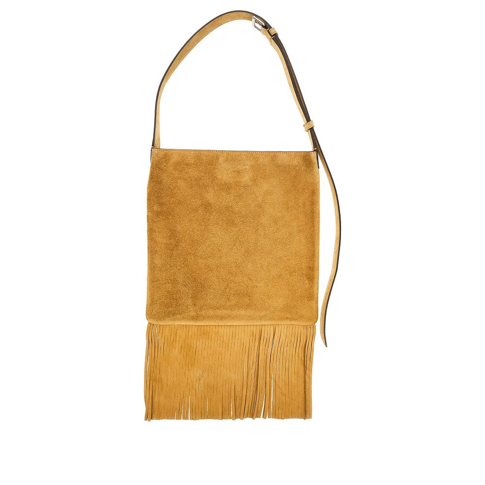 'Nellcôte' suede leather shoulder bag