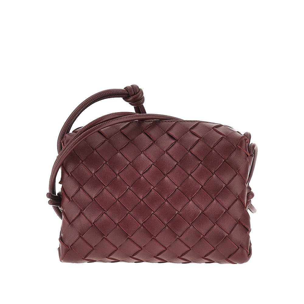 Borsa 'Mini Loop' in pelle Intrecciato