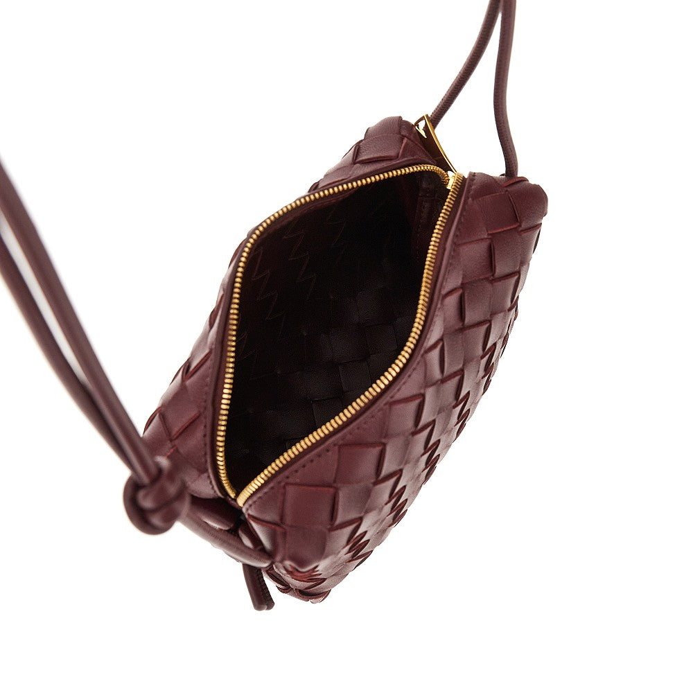 Borsa 'Mini Loop' in pelle Intrecciato