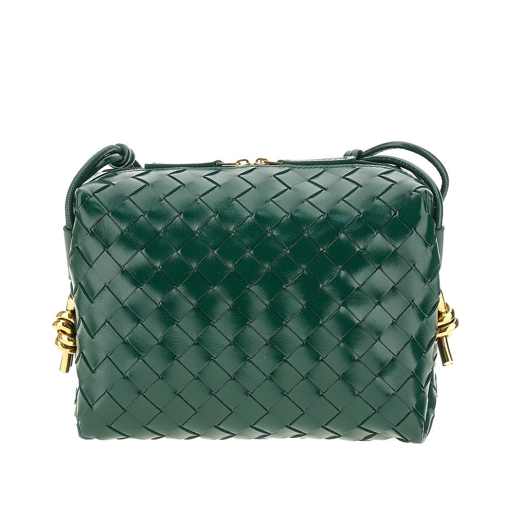 Borsa 'Loop' piccola in pelle Intrecciato