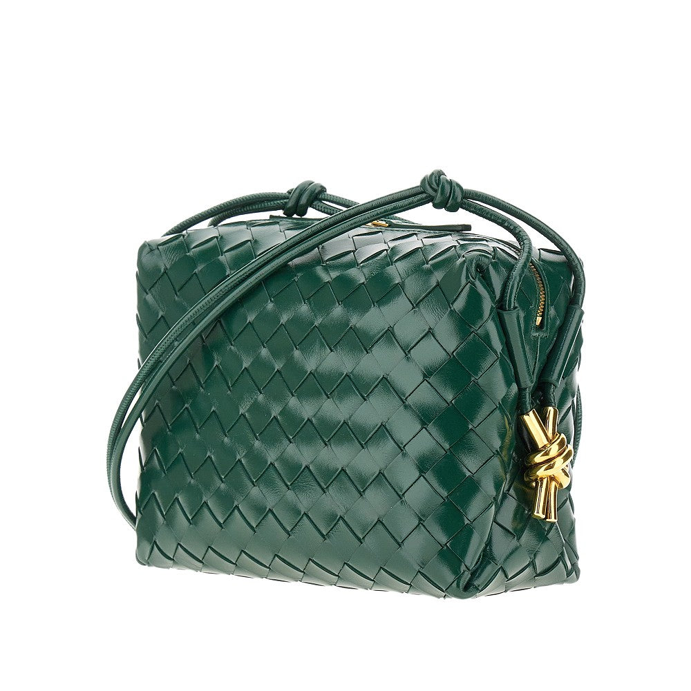 Borsa 'Loop' piccola in pelle Intrecciato