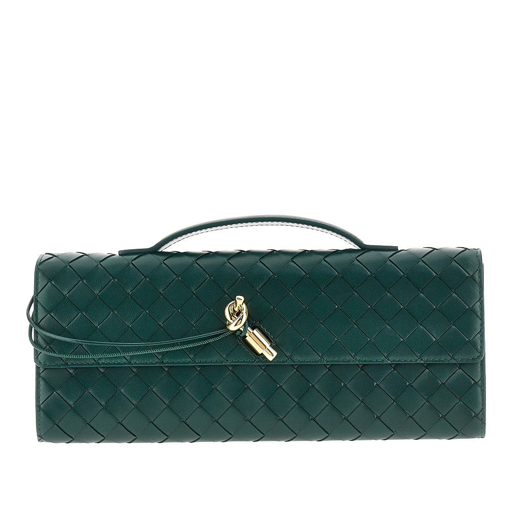 'Andiamo' nappa leather clutch
