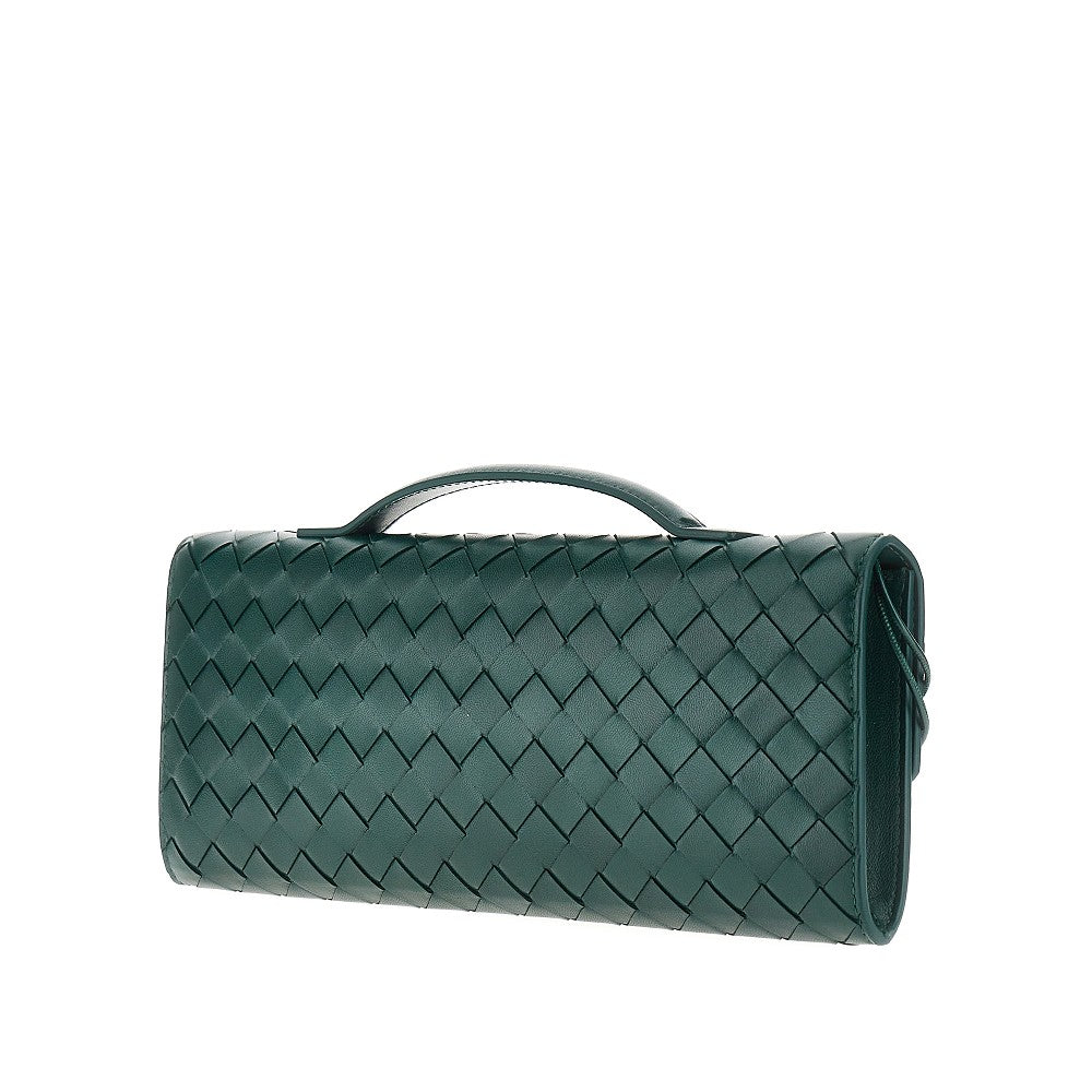 'Andiamo' nappa leather clutch