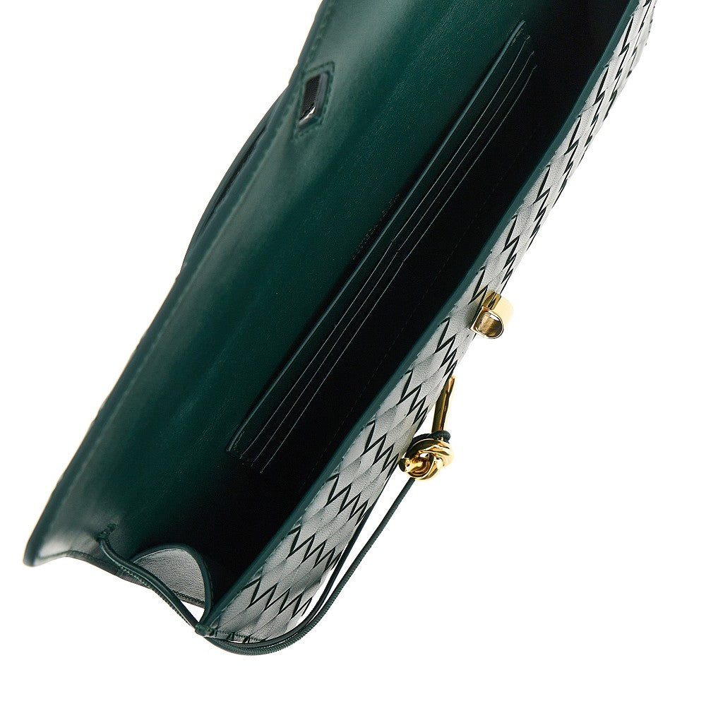 'Andiamo' nappa leather clutch