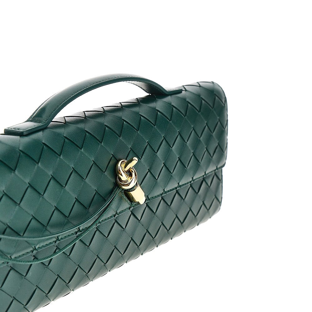 'Andiamo' nappa leather clutch