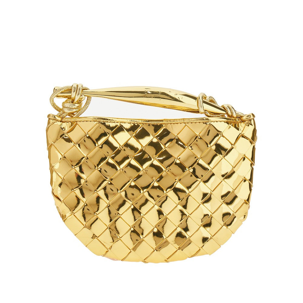 Metallic leather mini 'Sardine' bag