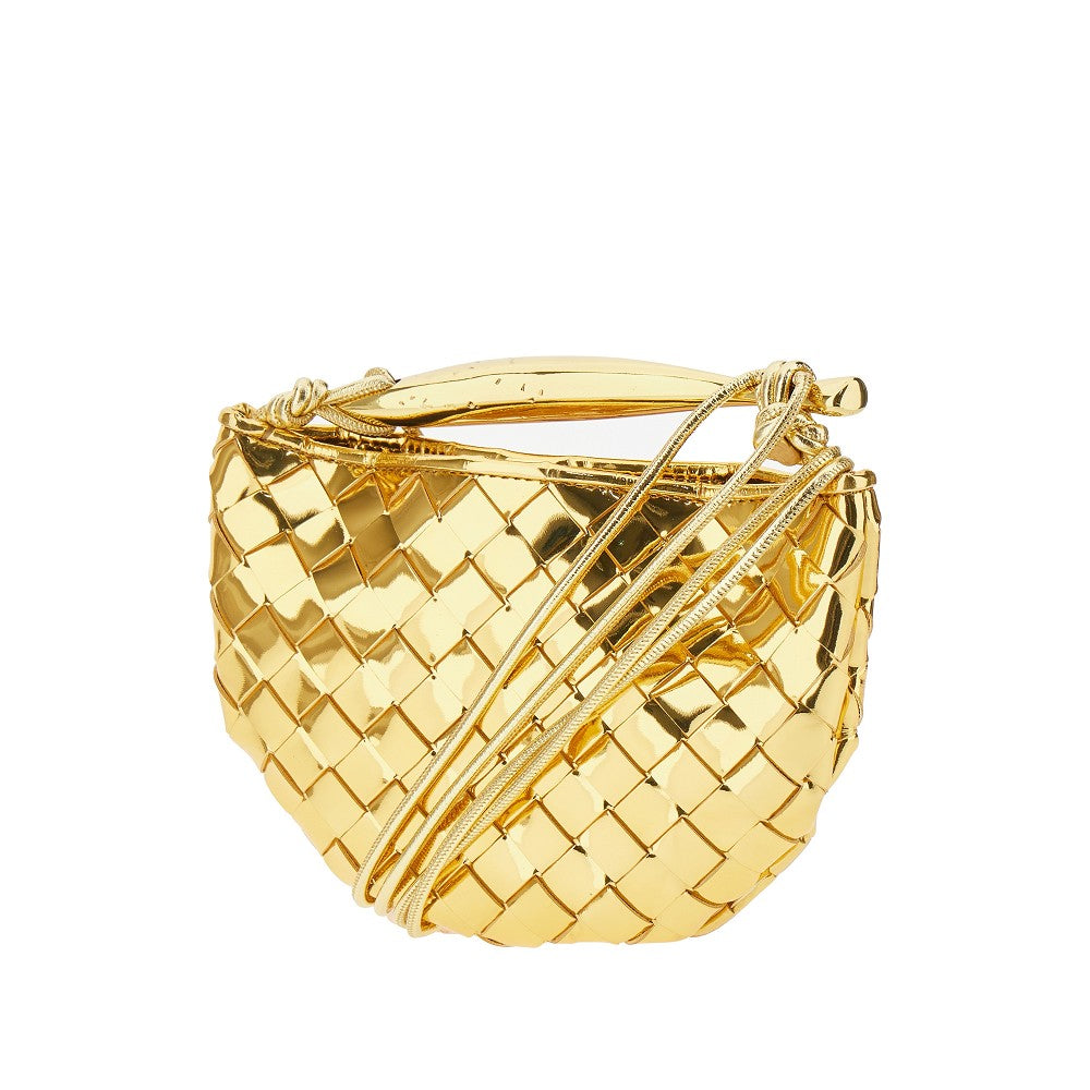 Metallic leather mini 'Sardine' bag