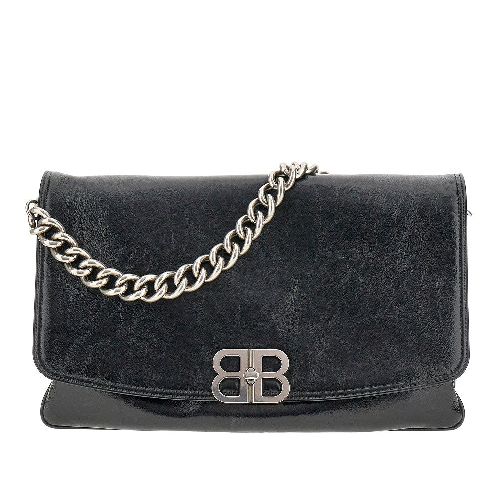 Borsa Flap BB Soft grande in pelle Peach